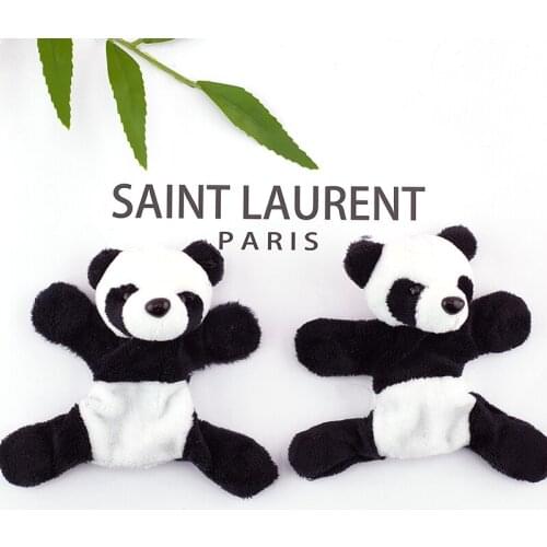 Refrigerator Strong Magnet Refrigerator Sticker Cute Plush Panda Family Fine Decoration Souvenir