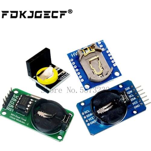 DS3231 AT24C32 IIC Module DS1302 Precision Clock Module DS1307 Memory module mini module Real Time 3.3V/5V For Raspberry Pi