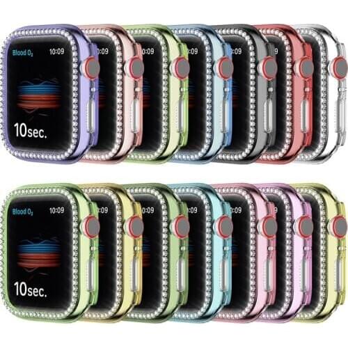 Soft TPU Protective Shell For Apple Watch SE Iwatch 4 5 6 Ultra-thin Anti-scratch Solid Watch Case For iwatch Series Accessories
