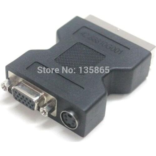 ORIGINAL SCART to VGA and S-Video Adapter For Optoma Projector Adapter 42.86810G001 For Optoma HD65 HD700X HD800X HD800XLV