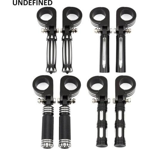 32mm 38mm Motorcycle Pegs Highway Engine Crash Bar Guard Clamp Foot Peg Footrests For Harley Honda Yamaha Chopper Bobber Custom