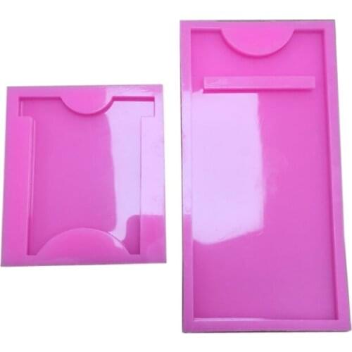 Handmade Phone Stands Silicone Molds Cell Phone Bracket Silicone Mold DIY Phone Holder Epoxy Resin Moulds Art Craft