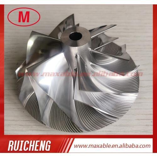 T51 70.34/93.96mm 6+6 blades turbo billet/milling/aluminum 2618 compressor wheel for racing