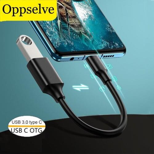 Type-C OTG Adapter Cable for Samsung S10 Plus S20 S8 S9 Xiaomi Mi 9 Android MacBook Mouse Gamepad Tablet PC Type C OTG USB Cable