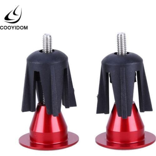 1 Pair Bike Handlebar End Lock-On Plugs Cap Bicycle Aluminum Alloy Bar Covers Bicycle Parts Outdoor Riding Road bicycle