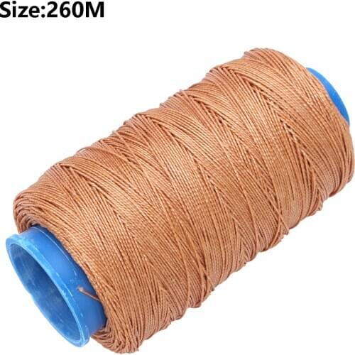1 Roll 260M Sewing Thread Supply High Hardness Braided String DIY Bowstring Kite Cobbler Fishing Line Wear Resistant Nylon Cord