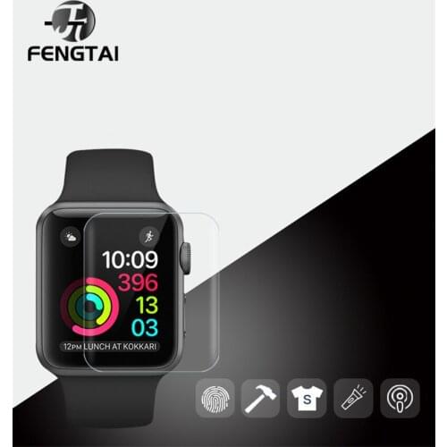 2PCSTPU Soft Full Coverage Protective Film for Apple Watch Series 3 2 1 38mm 42mm Screen Protector Cover