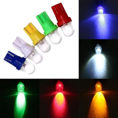 50Pcs T10 W5W 192 168 1LED Car Straw Hat Bulbs For Clearance Lamps Width Indicator Lights Instrument Lights 12V
