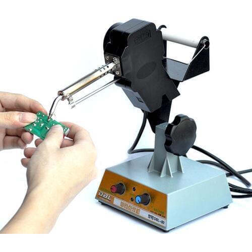 Pedal Soldering Machine Automatic Tin Machine Solder Gun Adjustable Thermostatic Tin Feeding Machine DBL-80