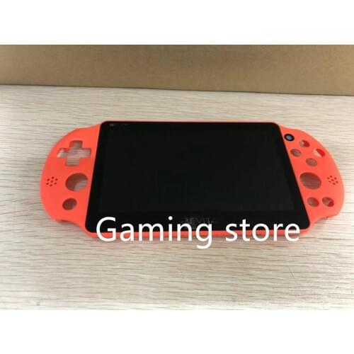 Free shipping original new for psvita for ps vita psv 2000 slim console lcd display screen assembly orange red blue