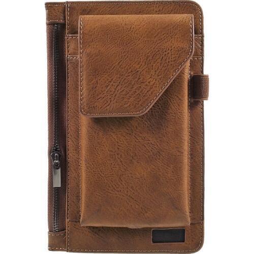 Stand case for Belt Case Vertical include Inner Pocket with zipper length for HiSense Infinity H30 Lite (2019)