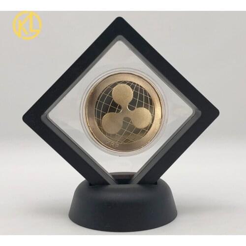 Ada Cardano Crypto Bitcoin Litecoin Ripple Ethereum Cryptocurrency Commemoration Metal Coin with Showing Stand