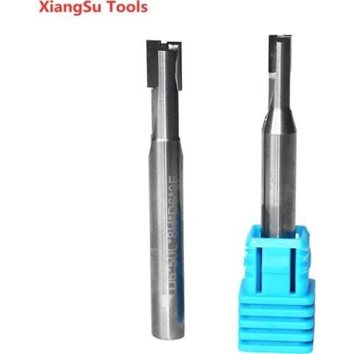 D1-D2-D3-D4-D6-D8-D10-D12mm PCD Square End Mill CNC Router Cutter Machine Tools 1 Or 2 Flutes For Steel PVC,Wood