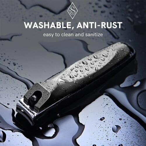 Miss Sally Stainless Steel Nail Clippers Set Anti-Splash Nail Cutter Fingernail Scissors Professional Manicure Pedicure Tools