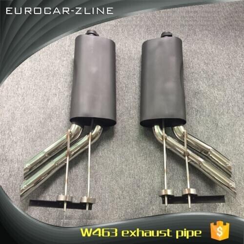 BRA- electroplate Style Exhaust Pipe Tips Black G class for W463 G350 G500 G55 G63 G65 G700 G800