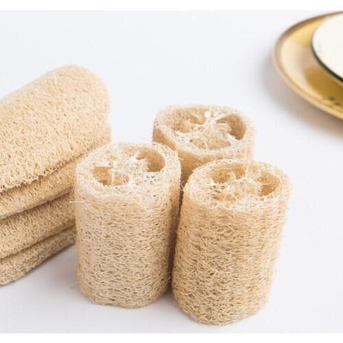 Natural Towel Gourd Family Kitchen Dishwashing Brush Towel Gourd Non Stick Oil Brush Pan Dishwashing Cloth Plant Fiber