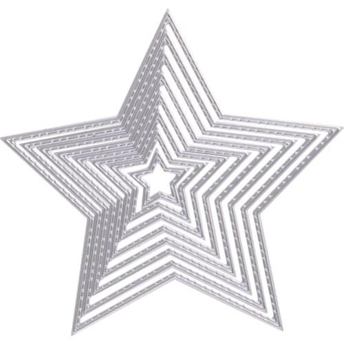 2021 New Stars Metal DIY Cutting Dies Stencil Scrapbook Card Album Paper Embossing Craft
