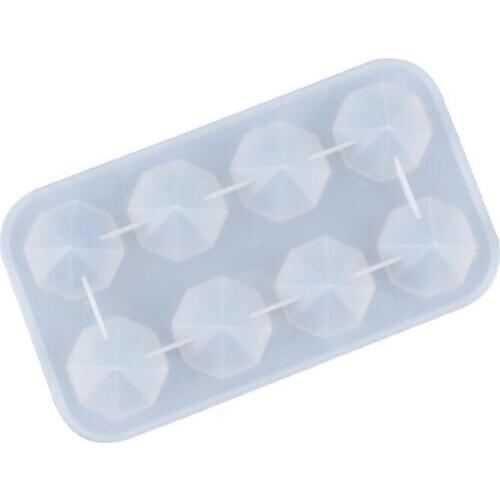 Diamond Shaped Gem Necklace Pendant Casting Silicone Mould DIY Crafts Jewelry Making Tool Crystal Epoxy Resin Mold