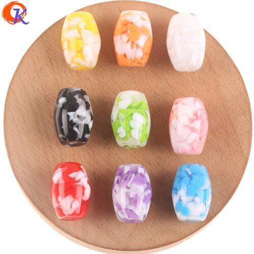 Cordial Design Resin Beads/Jewelry Accessories/Hand Made/Marble Effect/Oval Shape/DIY Making/Earring Findings/Bracelets Beads