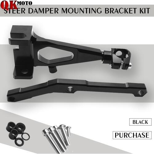 MT-09 FZ-09 Motorcycle Adjustable CNC Aluminum Steering Stabilize Damper bracket Mount kit For YAMAHA MT-09 FZ-09 2013- 2016