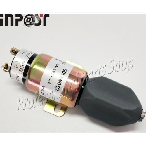 SA-3933-24 24V Shut Off Stop Solenoid 3824674 For Cummins 3.3 1751-24E7U1B1S5A 3 Terminals