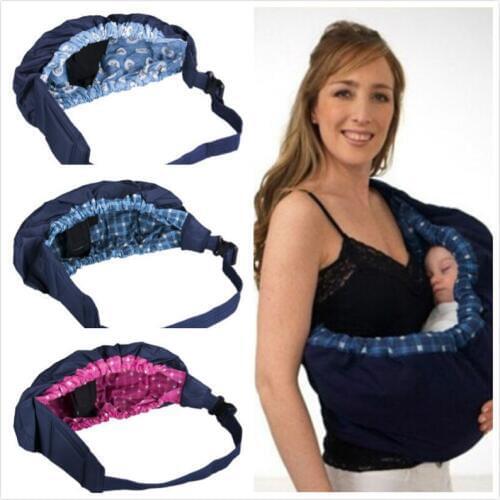 Pudcoco Child Sling baby Carrier Wrap Swaddling Kids Adjustable Nursing Papoose Pouch Front Carry For Newborn Infant Baby 0-6M