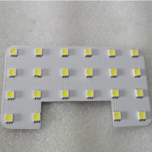 4x for KIA Forte K3 Cerato 2013~2016 Interior Lights Dome Map Room Roof LED Lamps Reading Light Trunk 6500k Car White Panel Lamp