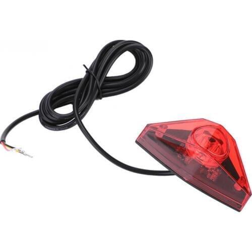 Universal Electric Bike Scooter Rear Tail Safety Light Plastic Warning Brake Lamp Suitable for Cars Scooters etc