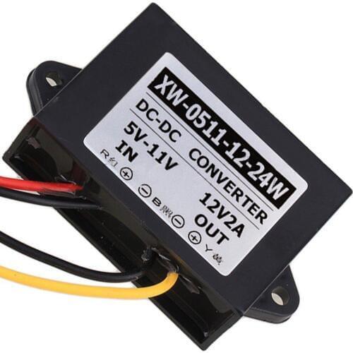 Waterproof DC48V Step Down To 24V 240W 10A Car Power Converter Silver Gray