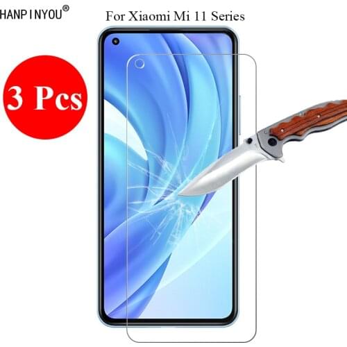 3 Pcs/Lot 9H 2.5D Tempered Glass Screen Protector For Xiaomi Mi 11 Lite / 11i / 11X Pro Protective Film