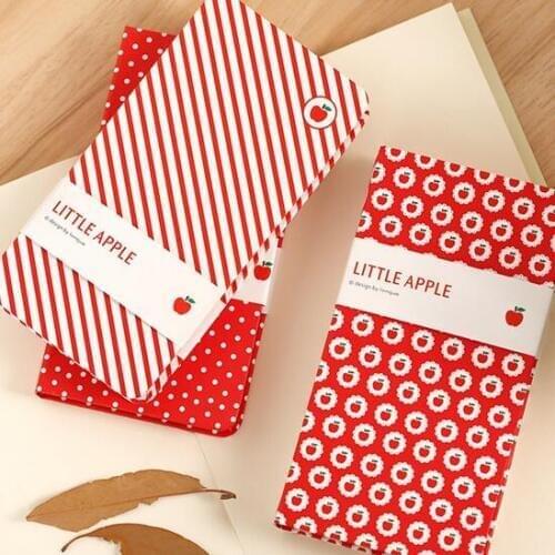 1pcs/lot 173*90mm/48K Vintage Lovely Apple series Kraft paper NoteBook/stationery office school supplies