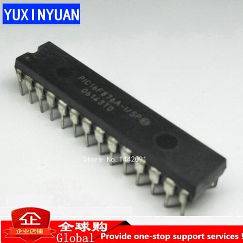 1PCS/LOT PIC16F876A-I/SP PIC16F876A-I/P PIC16F876A DIP-28