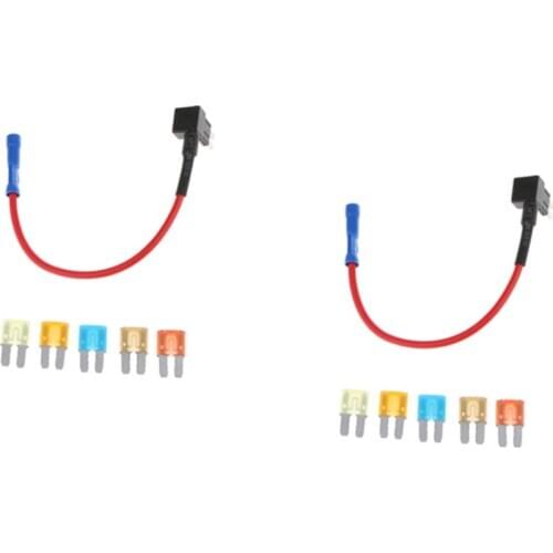 10PCS 5A 7.5A 10A 15A 20A Fuse And Micro2 Add-A-Circuit Fuse TAP Fuse
