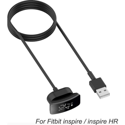 100cm /15cm USB Charging Cable for Fitbit inspire/ inspire HR Wristband Replacement Universal Line Fast Charging Cable Cord