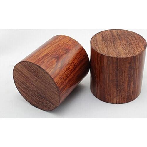 4PCS Rosewood HiFi Audio Speakers Amplifier Chassis Anti-shock Shock Absorber Foot Feet Pads Vibration Absorption Stands 45*45mm