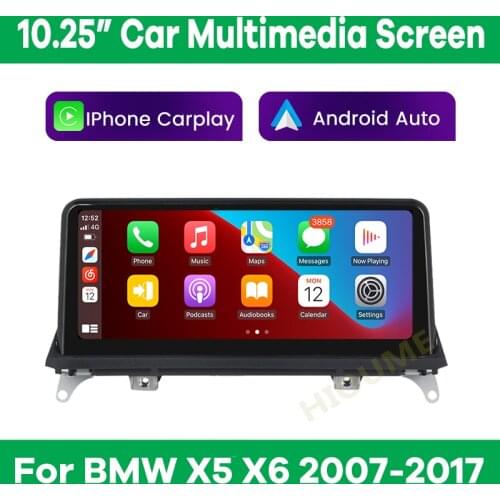10.25" Wrieless Apple CarPlay Android Auto Car Multimedia For BMW X5 E70 X6 E71 CCC CIC Head Unit Video Iphone Touch Screen