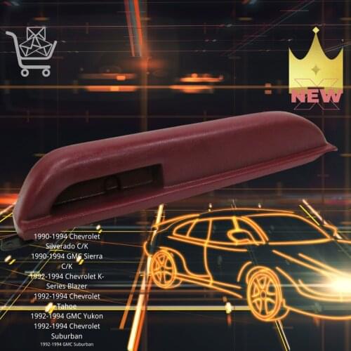 Car accessories OEM NEW Front Left Drivers Door Armrest Red 90-94 GMC Chevrolet Truck & SUVs