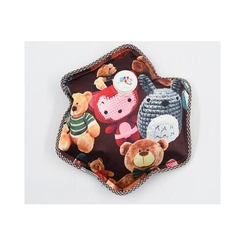 Free shipping Cartoon pattern Smooth hexagonal hot water bag charging electric hot water bag without water filling