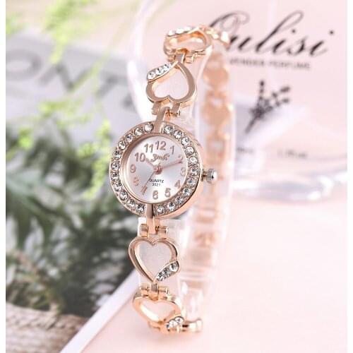 2020 Brand Luxury Bracelet Watch Women Watches Rose Gold Womens Watches Diamond Ladies Watch Clock Relogio Feminino Reloj Mujer