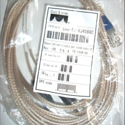 For Cisco CAB-E1-RJ45/BNC RJ48 to BNC line 75 To 120 10FT High Temperature Wire 3 Meters