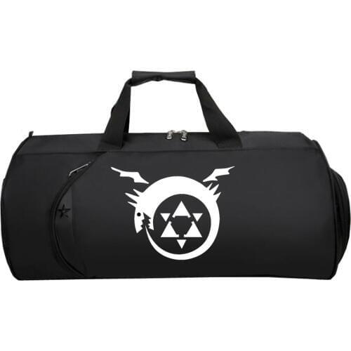 Anime Fullmetal Alchemist Travel Bag teenagers Travel Bags Large Capacity bag Women Men Multifunctional Travel Duffle Bags