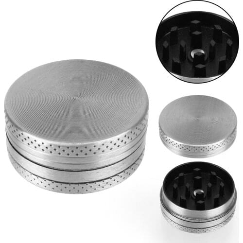 2 Layers Tobacco Grinder Mini Cute Crusher Tobacco Weed Grinder Portable keychain Spice Mill Grinder Metal Cigarette Accessories