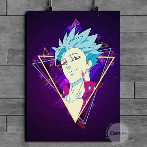 Canvas Anime Ban Seven deadly sins Pictures Home Manga Decoration Paintings Poster HD Prints Wall Art Modular Living Room