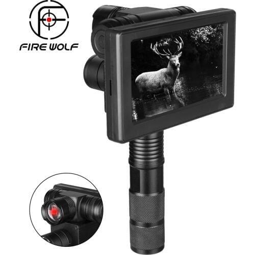 Fire Wolf 850nm Infrared Night Vision LEDs IR Scope Cameras Outdoor 0130 Waterproof Wildlife Trap Cameras 18650 Battery
