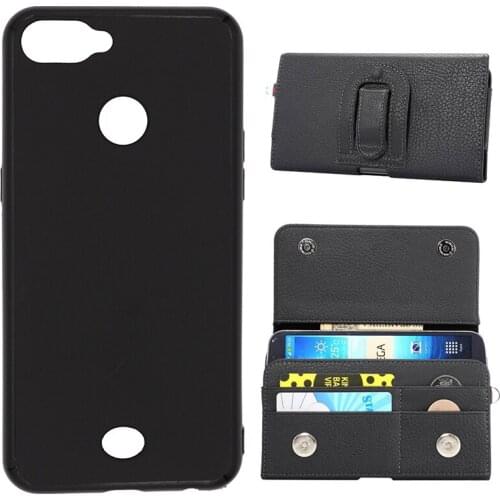 ITien TPU Silicone Protect Durable Clip Leather Cover Phone Case For Freetel P6 ELTP18A04 5.7 inch Pouch Shell Wallet Etui Skin