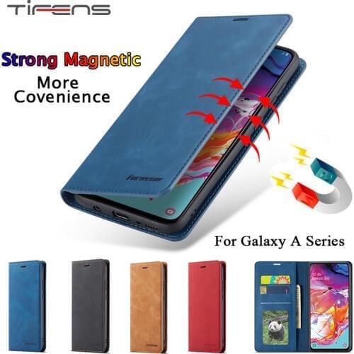 Luxury Leather A52 A72 A22 A02 S A51 A71 Case For Samsung Galaxy A42 A32 A31 A41 A82 A70 A50 A40 A30 A20 A10 Flip Wallet Cover