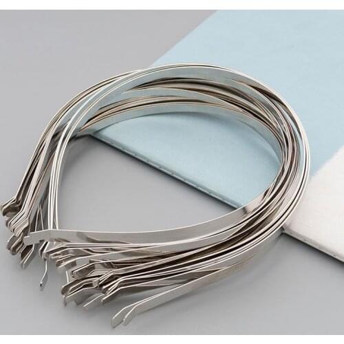 10pcs/lot Fashion Metal Blank Hairband Hairwear 3 4 5 6 7cm Width Handmade Women Decoration Hairbands DIY Hair Jewelry Findings