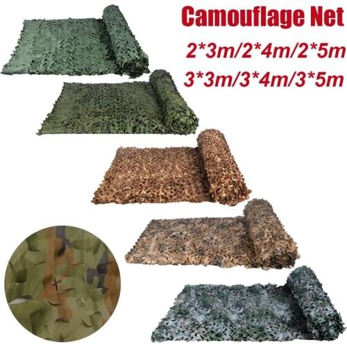 Multifunction Camouflage Net For Outdoor Hunting Military Training Theme Parks Photography Bird Watching Sunshading Camping