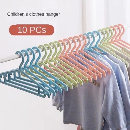 Childrens Non-Slip Clothes Hanger 10 PCs Newborn Household Clothes Hanger Baby Baby Clothes Rack Hanger Clothes Hanger