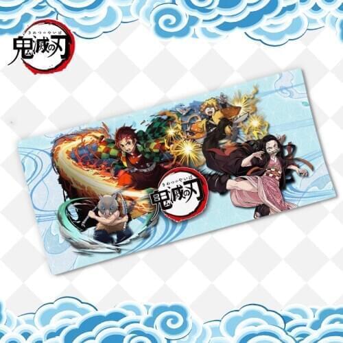 Towels Bathroom Full Demon Slayer Animation peripherals Cute Cartoons Kamado Tanjirou Nezuko Rengoku Kyoujurou Agatsuma Zenitsu